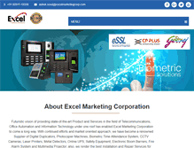 Tablet Screenshot of excelmarketingcorp.com